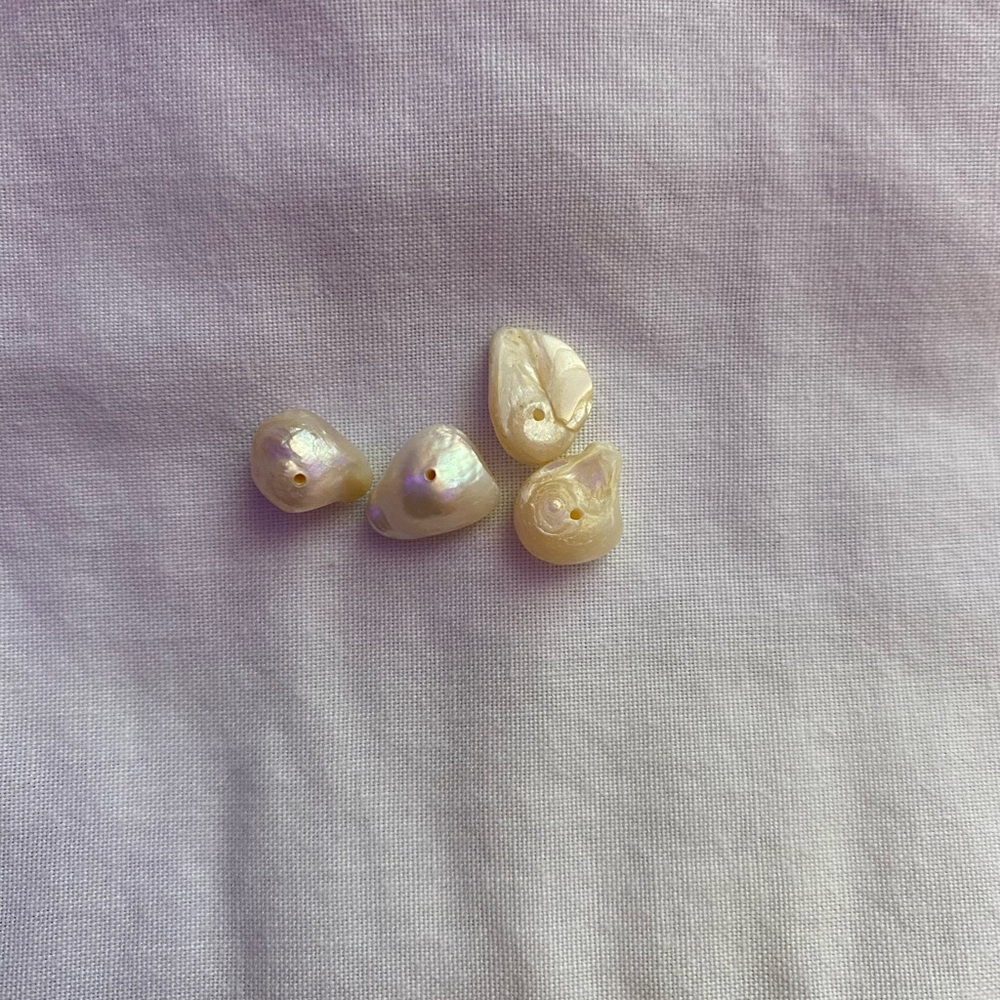 White Shell Beads - Picture 2 of 4